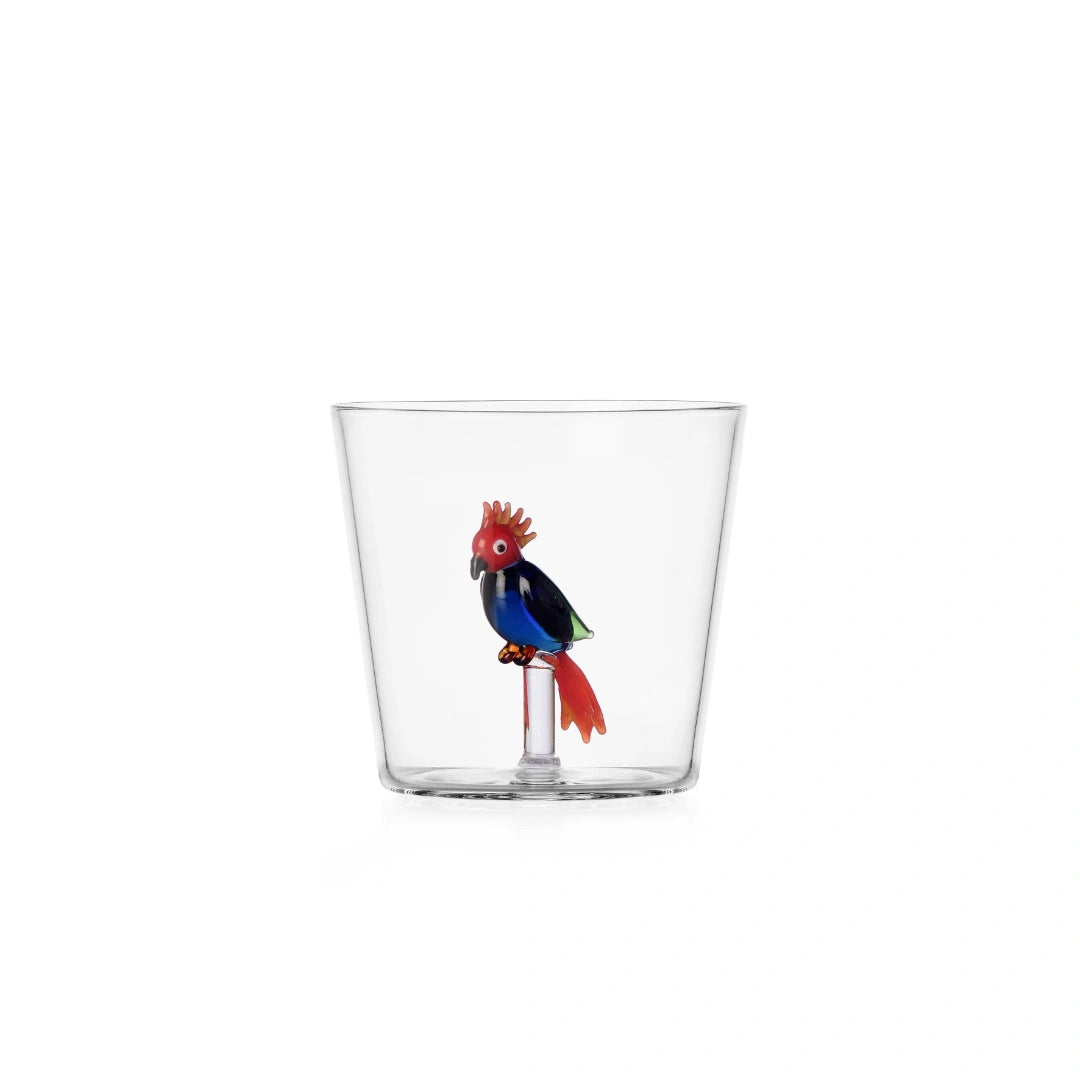 TUMBLER RED/BLUE COCKATOO