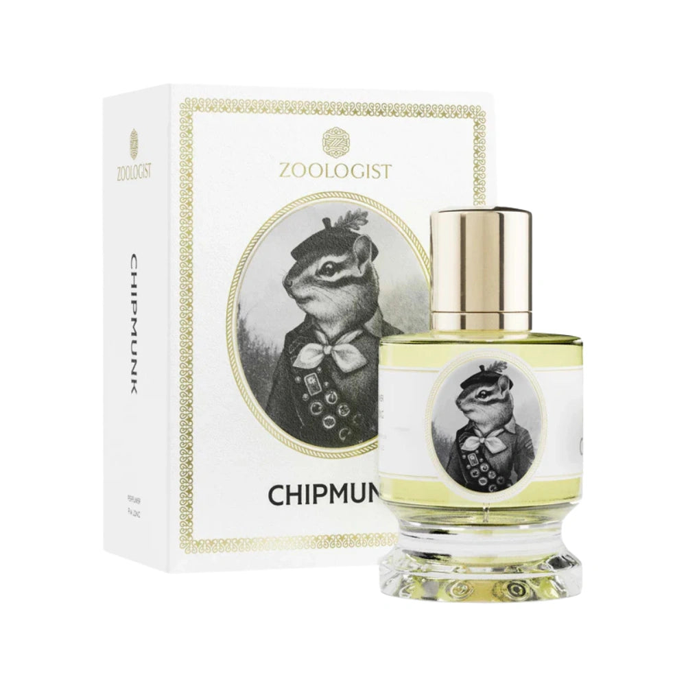Zoologist Chipmunk Extrait de Parfum bottle and box packaging