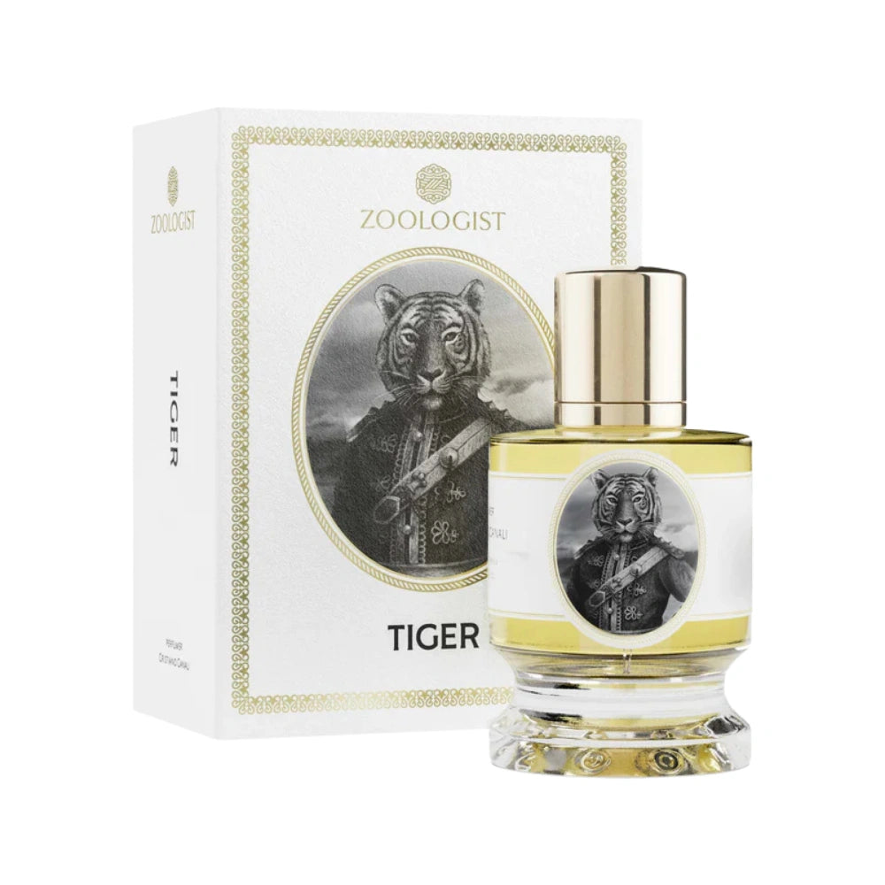 Zoologist Tiger Extrait de Parfum bottle and box packaging