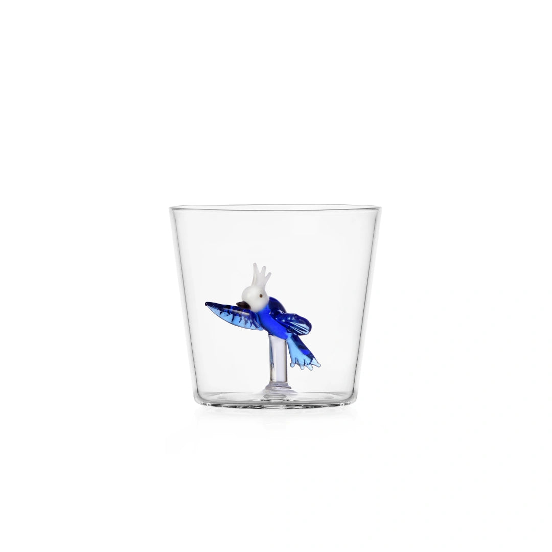 TUMBLER BLUE TROPICAL BIRD